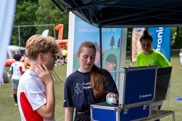 Medtronic stand tijdens Diabetes Games 2025