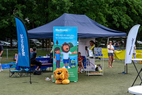 Medtronic stand tijdens Diabetes Games