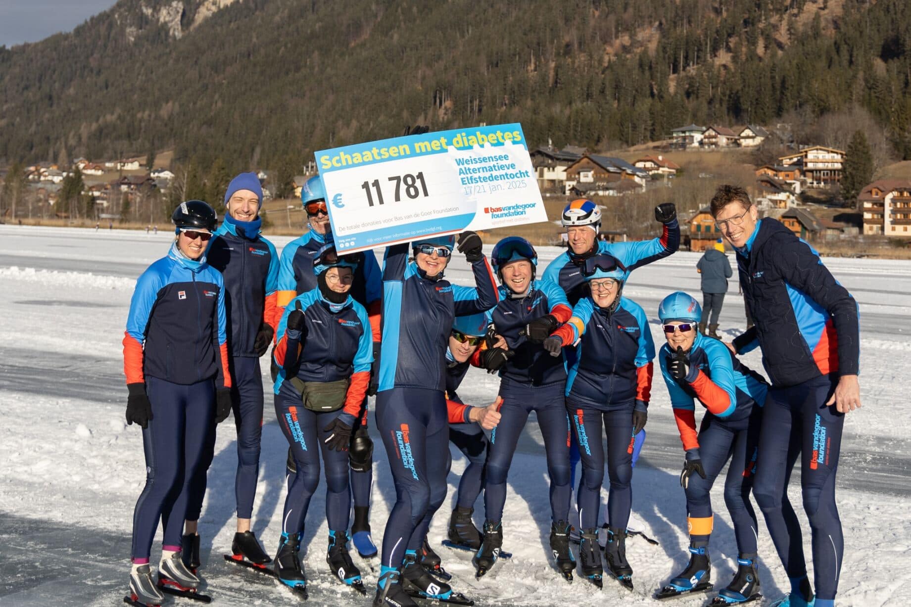 Alternatieve Elfstedentocht op de Weissensee