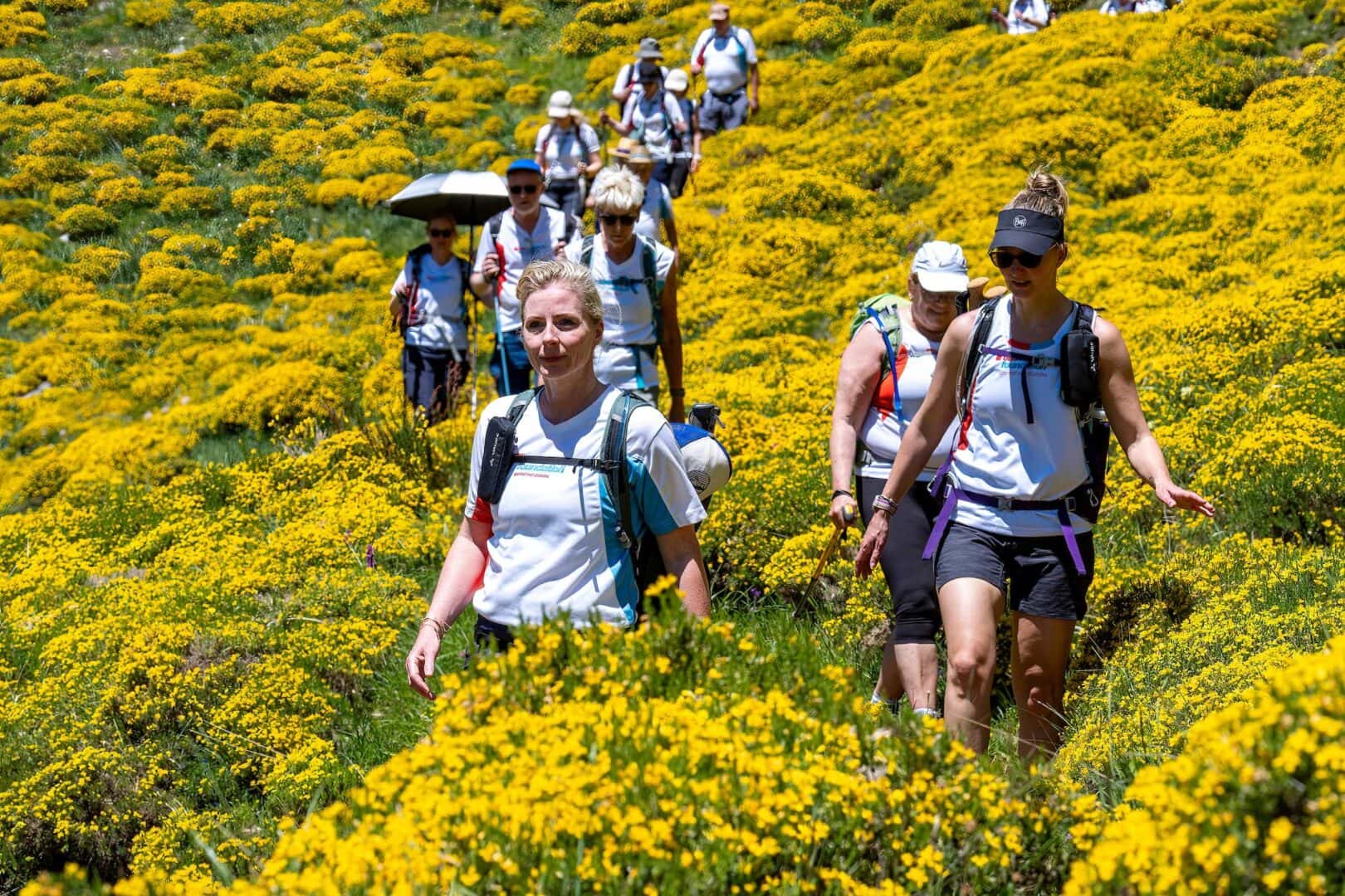 De hike challenge in Spanje
