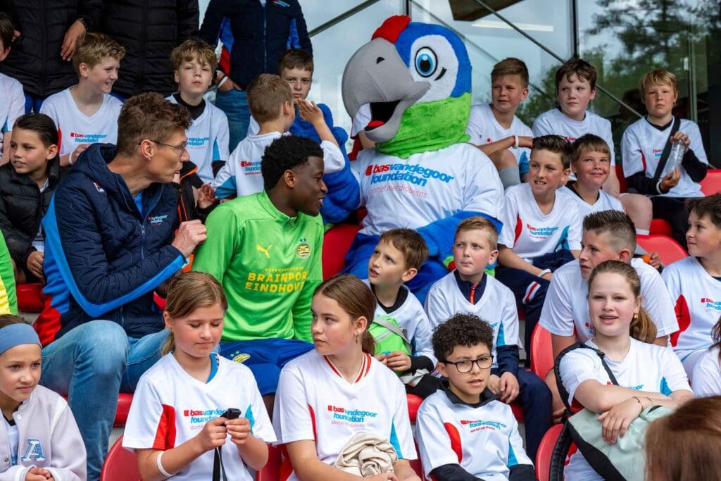 Voetbalclinic bij PSV Eindhoven