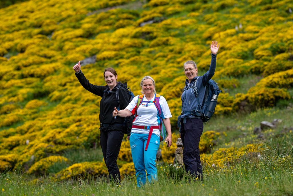 De hike challenge in Spanje
