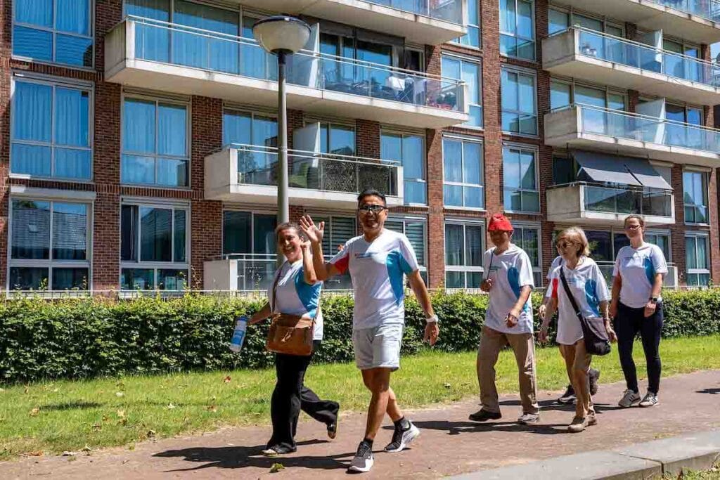 Wandelgroep van de Nationale Wandeluitdaging