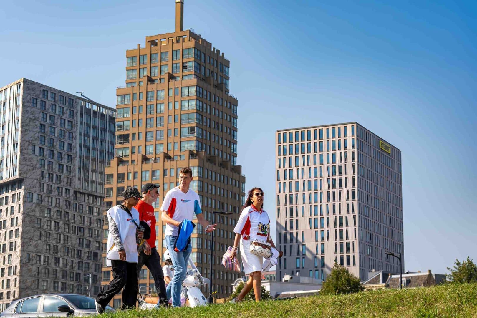 Bas loopt mee met de Nationale Wandeluitdaing
