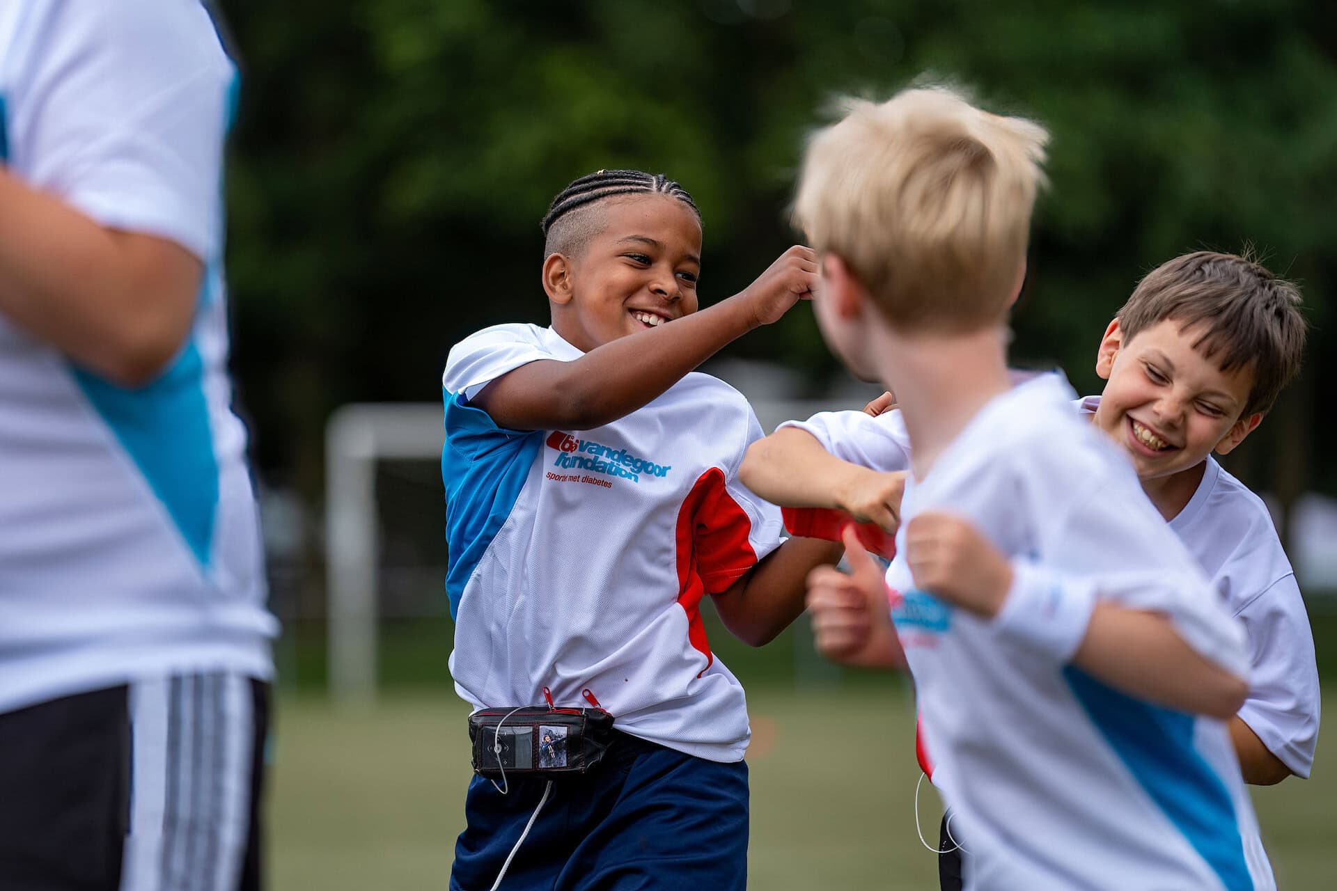 Kinderen met diabetes op de Diabetes Games